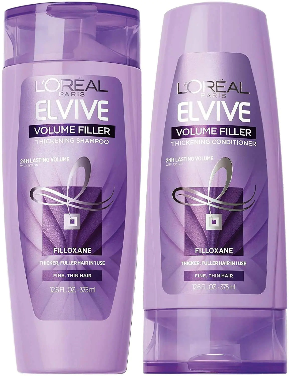 LOreal Paris Elvive Volume Filler Thickening Shampoo and Conditioner Set 12.6 Ounce Each
