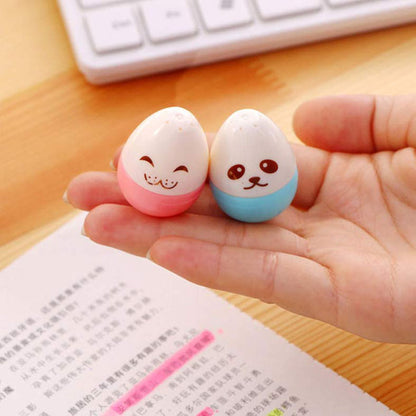 Color marker highlighters set in 6 colors