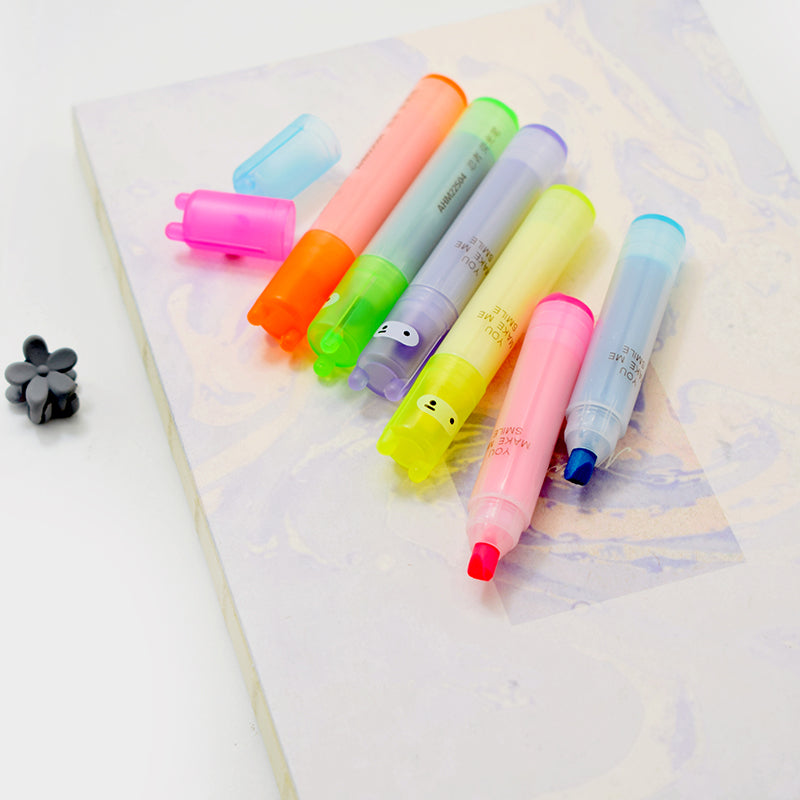 Highlighter 6 Color Set Highlighter Marker