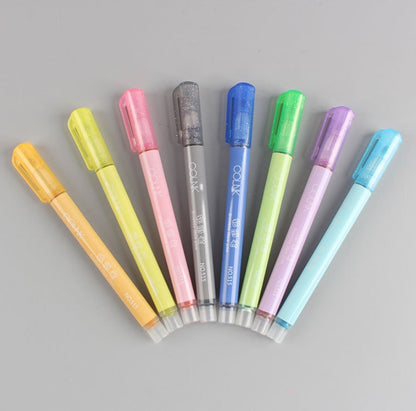 High-gloss Color Marker Silver Outline Marker