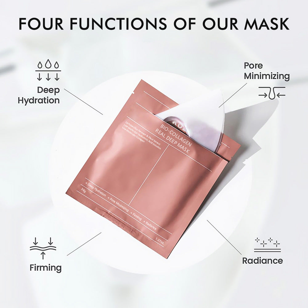 KOEC Collagen Mask Becomes Transparent BIO-COLLAGEN Hydrating Transparent Gel Mask Cross-border