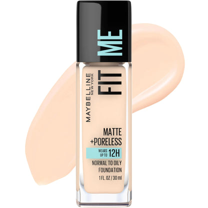 Maybelline New York Fit Me Matte Plus Pore Less Foundation Fair Ivory 1 Fluid Ounce