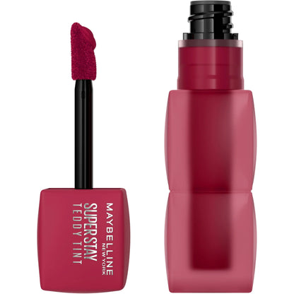 MAYBELLINE Super Stay Teddy Lip Tint Long Lasting Matte Lipstick For Up To 12HR Wear Wild At Heart 1 Count