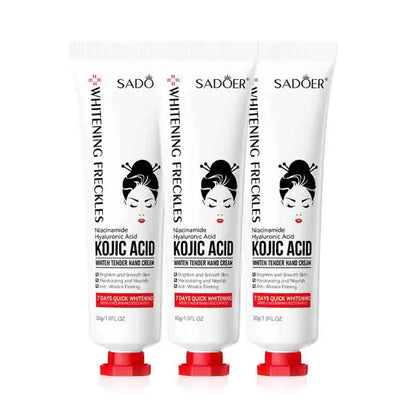 1/2/3/5pcs SADOER Kojic Acid Hand Cream Moisturizing Brightening Hydrating Hand Creams Beauty Hands Travel Size Skin Care