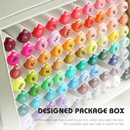 Arrtx 80 Colors Alcohol Art Marker Pen Set Permanent Markers