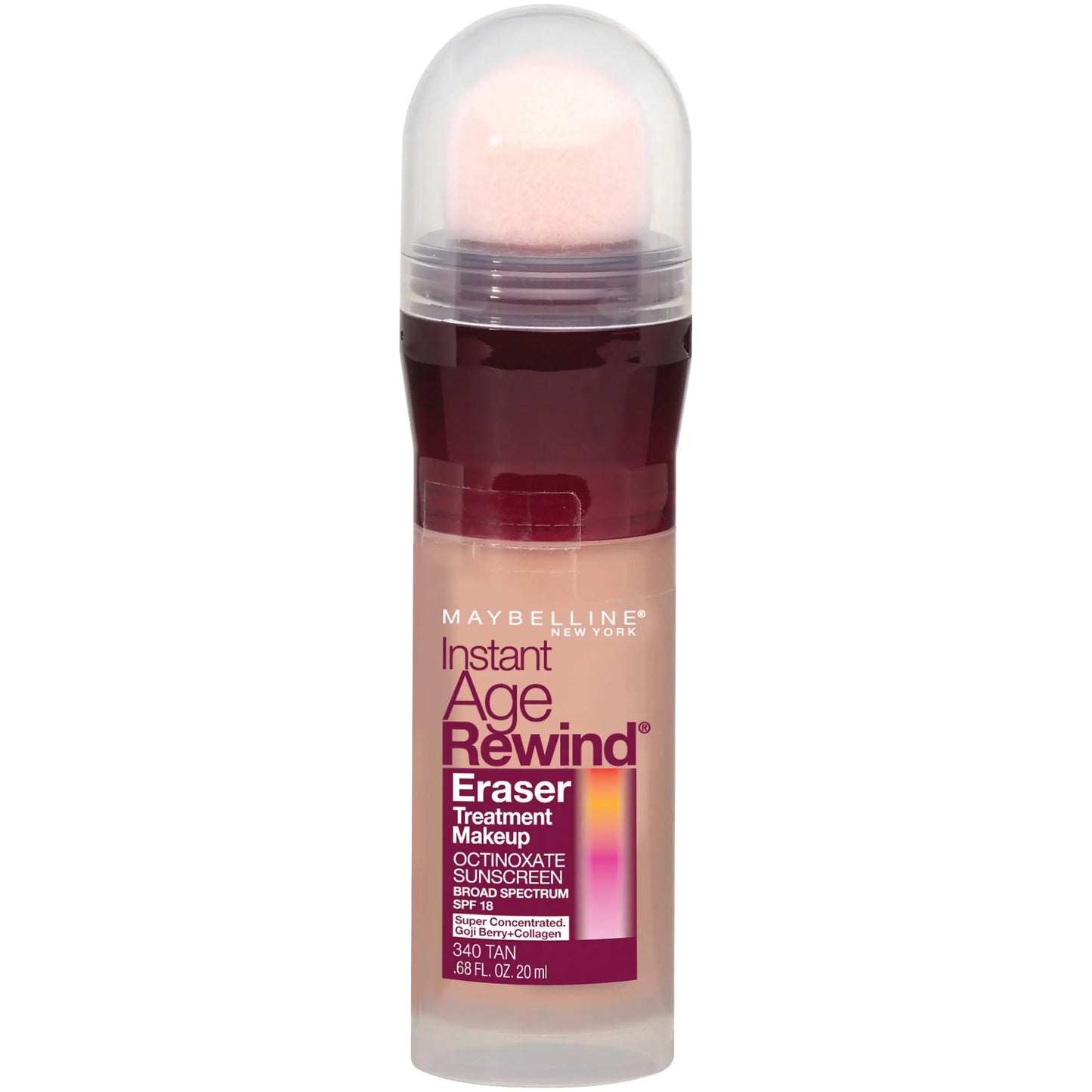 Maybelline New York Instant Age Rewind Eraser Treatment Makeup Tan 340 0.68 Fluid Ounce