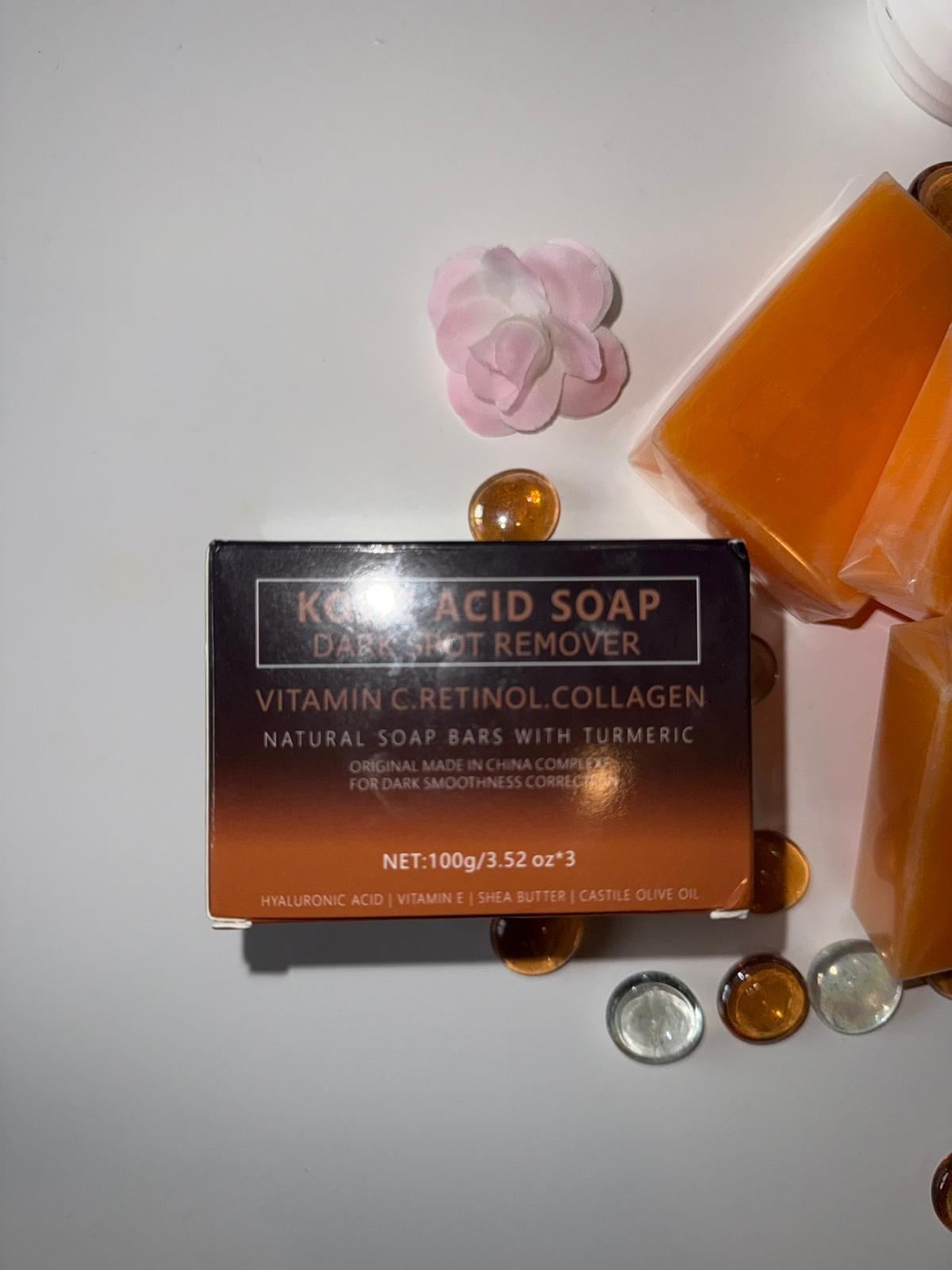 Kojic Acid Dark Spot Remover Soap Bar (turmeric)