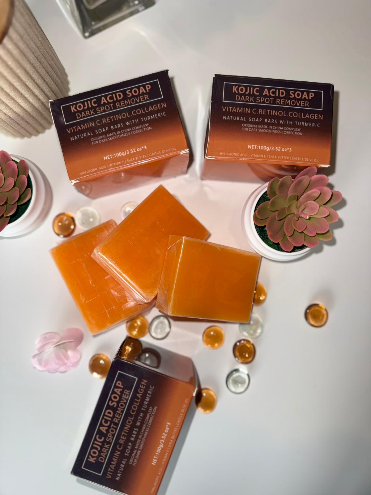 Kojic Acid Dark Spot Remover Soap Bar (turmeric)