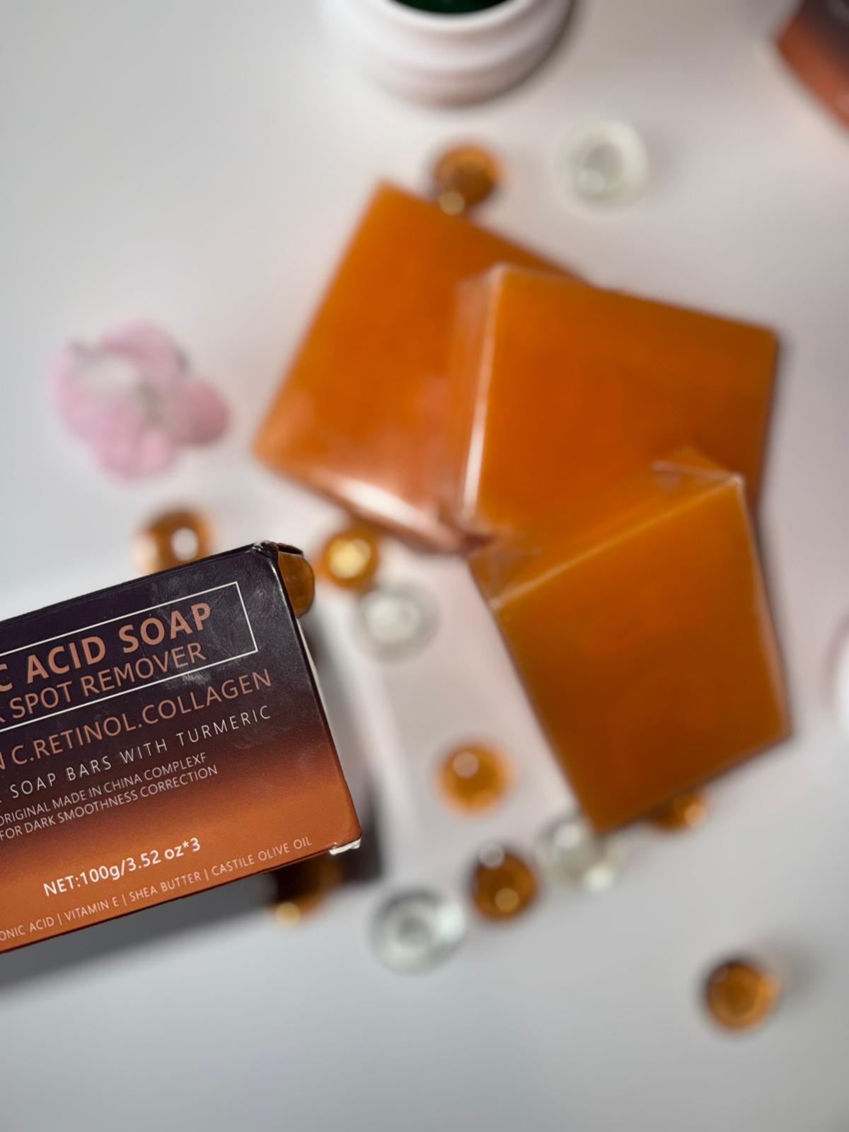 Kojic Acid Dark Spot Remover Soap Bar (turmeric)