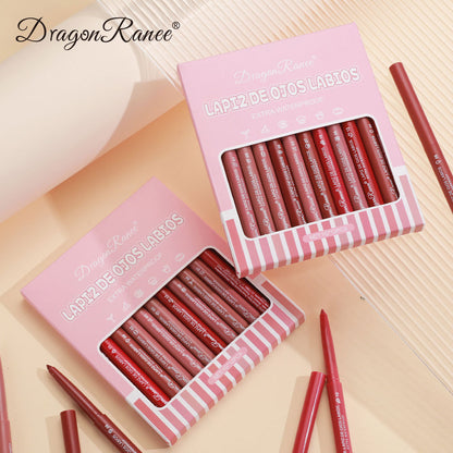 Lipstick Lip Liner Women's Box 12 Colors Suit