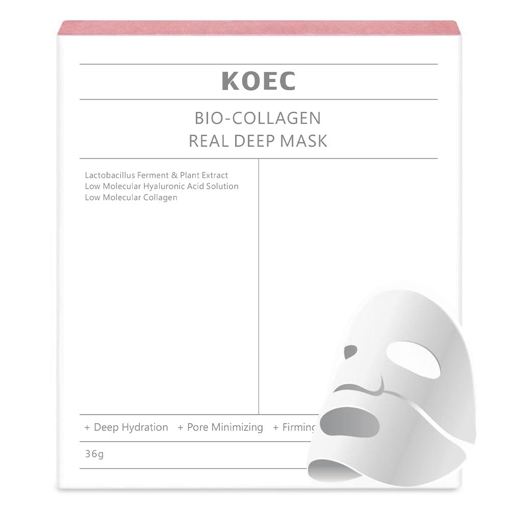 KOEC Collagen Mask Becomes Transparent BIO-COLLAGEN Hydrating Transparent Gel Mask Cross-border