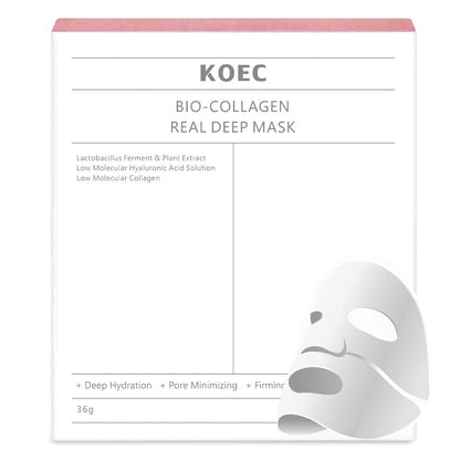 KOEC Collagen Mask Becomes Transparent BIO-COLLAGEN Hydrating Transparent Gel Mask Cross-border