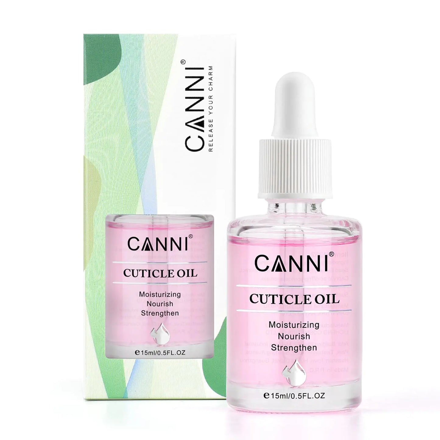 CANNI 15ml Cuticle Oil Nail Oil Cuticle Oil Care for Nail Moisturizes and Conditions Skin Stronger Nails Spa and Hand Manicure Essentials for Repaired Thin Nails DIY Home Nail for Women