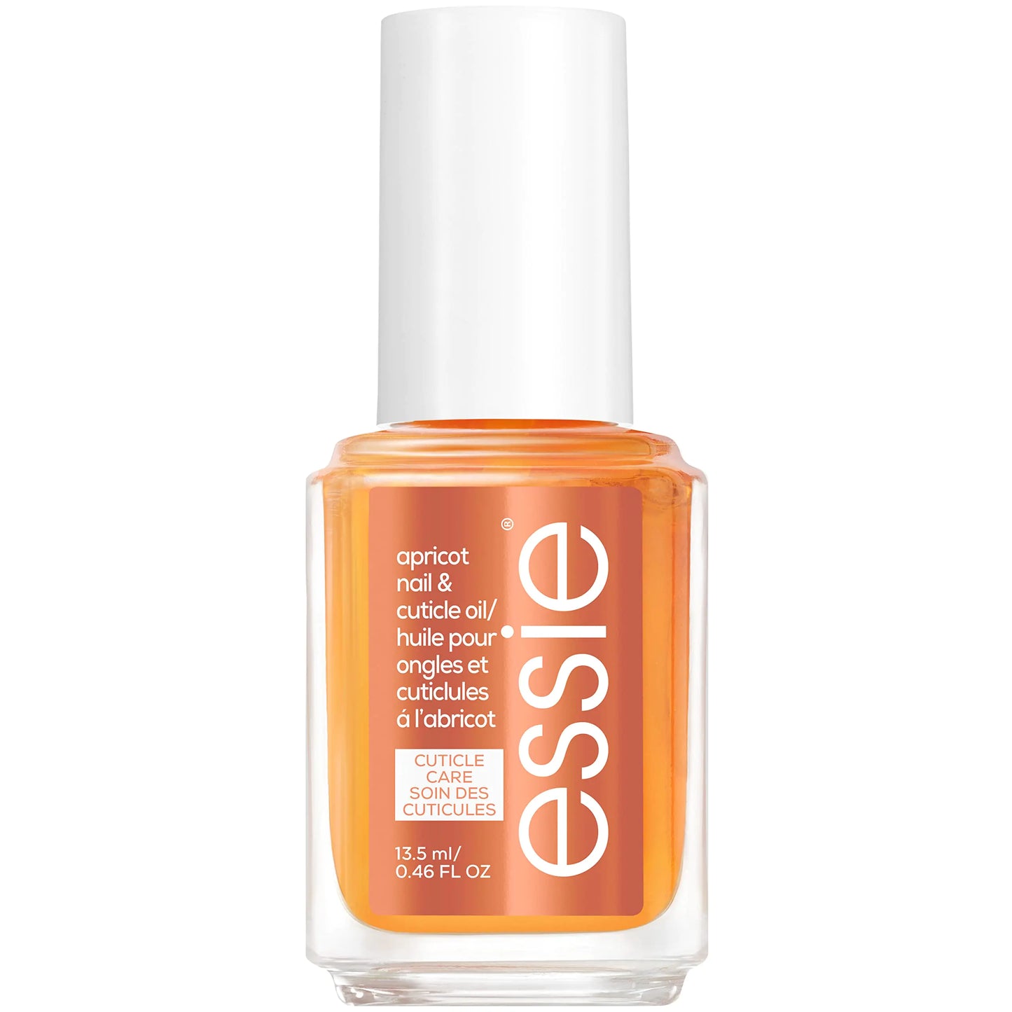 Essie Cuticle Care Conditions and Hydrates Nails Quick Absorbing 97% Natural Apricot Nail & Cuticle Oil 0.46 Ounce