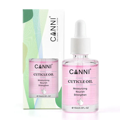 CANNI 15ml Cuticle Oil Nail Oil Cuticle Oil Care for Nail Moisturizes and Conditions Skin Stronger Nails Spa and Hand Manicure Essentials for Repaired Thin Nails DIY Home Nail for Women